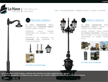 Tablet Screenshot of la-nave.com